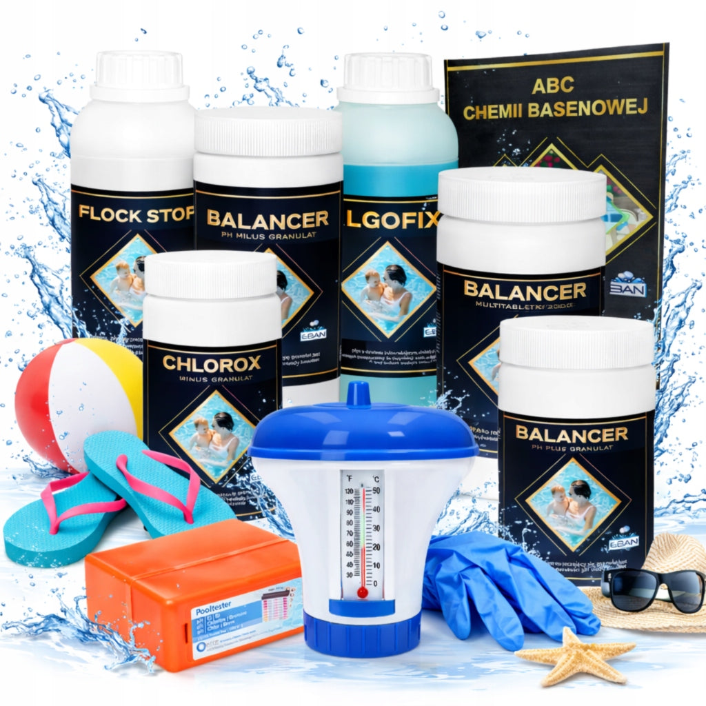 Mega Pool Starter Kit 10in1 Multitablets 200g Chlorine Shock Antialgae