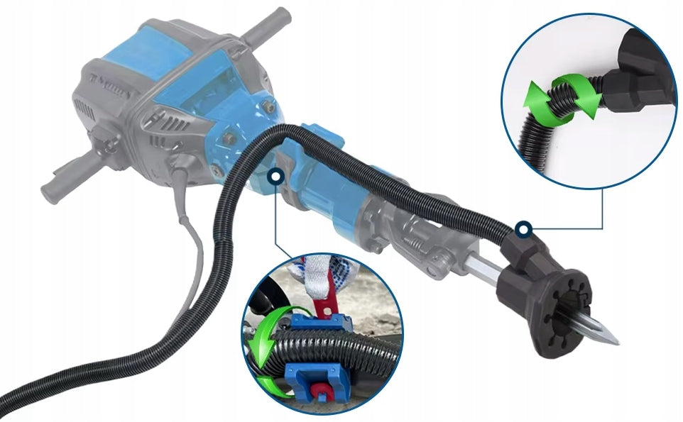 Mega cheap dust extraction system for demolition hammer Series universal