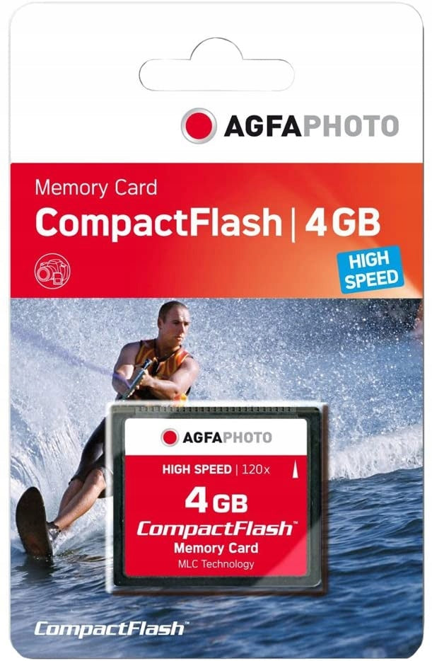 Memory Card AgfaPhoto Compact Flash 4GB High Speed 120x MLC Model 10432