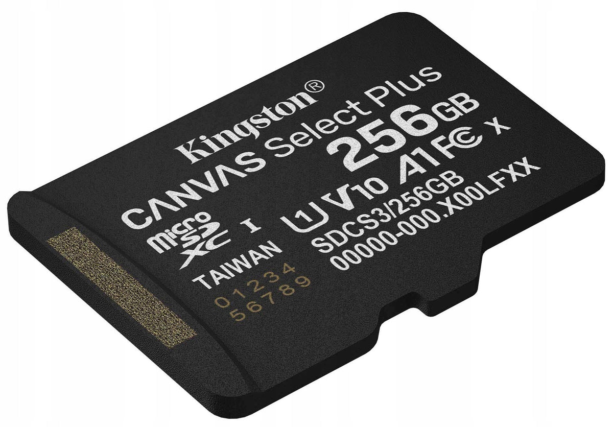 Memory Card KINGSTON Canvas Select Plus microSDXC 256GB Manufacturer Kingston