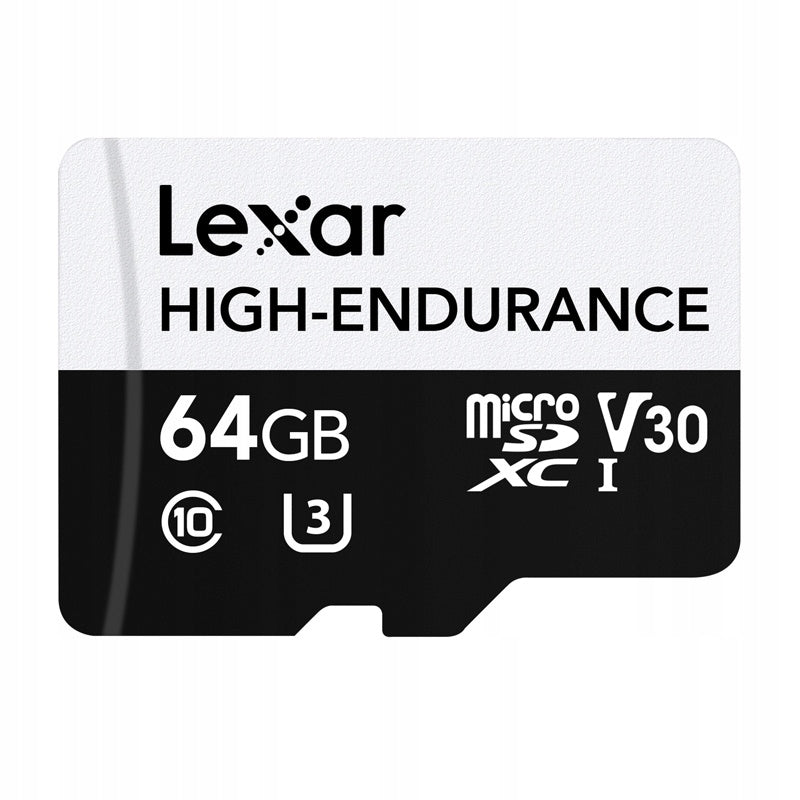 Memory Lexar High Endurance Micro SDXC Memory Card 64GB UHS-I C10 U3 V30 EAN (GTIN) 843367128983