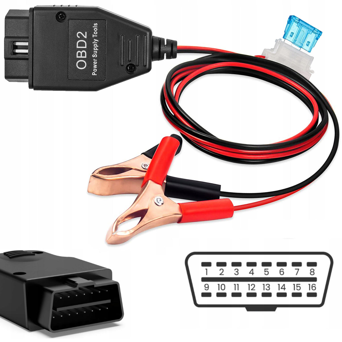 Memory Maintenance When Replacing OBD2 Battery OBD2 II Anti-Reset ECU