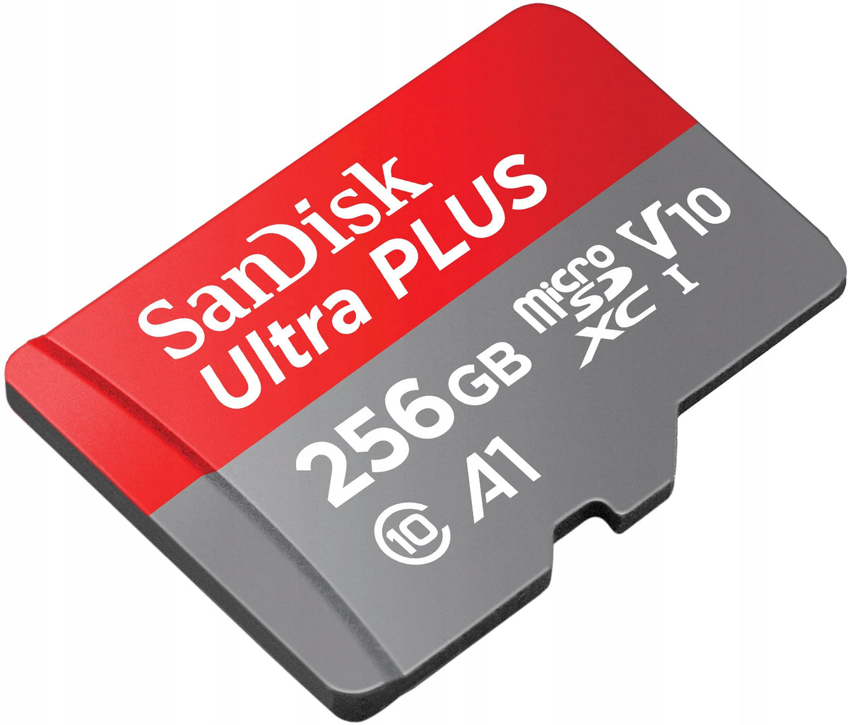 Memory card SANDISK Ultra Plus microSDXC 256GB + Adapter Manufacturer SanDisk