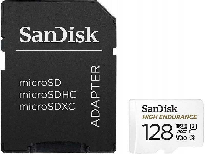 Memory card SANDISK microSDXC 128GB Speed classes C10 V30