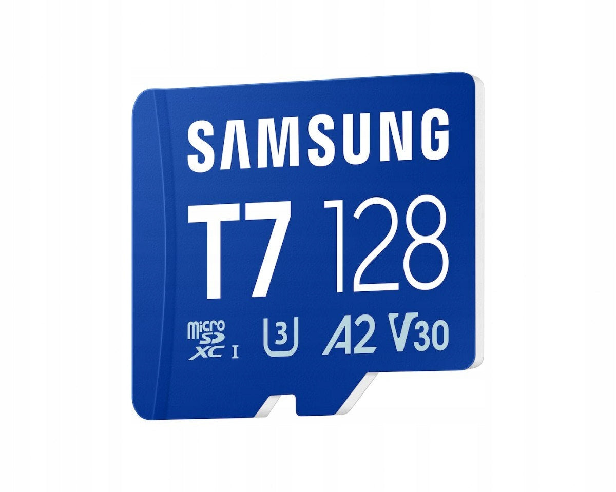 Memory card Samsung T7 microSDXC UHS-I 128GB V30 A2 Manufacturer code MB-MB128T/WW