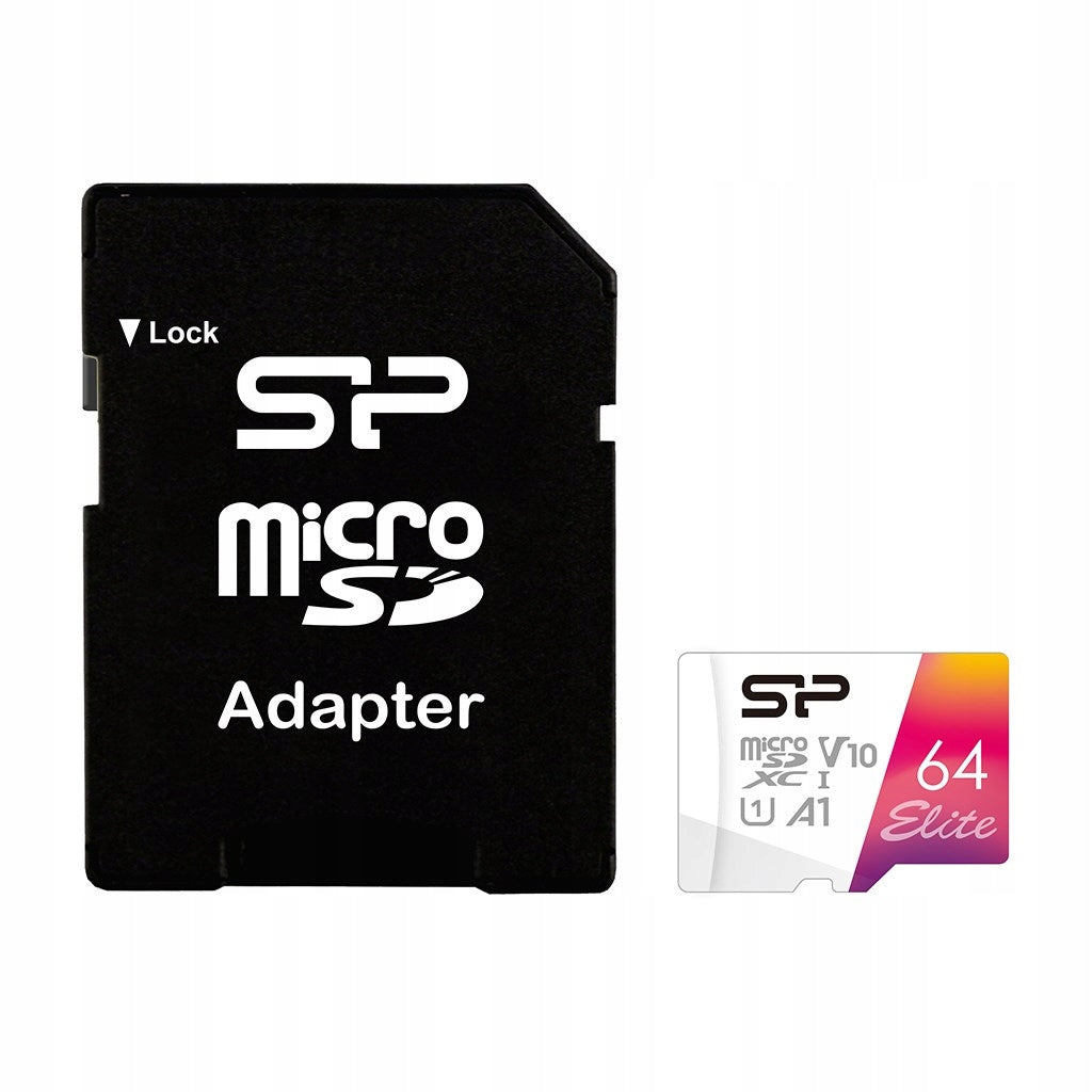 Memory card Silicon Power microSDXC Elite 64GB CL10 UHS-1/U1 A1 Manufacturer Silicon Power