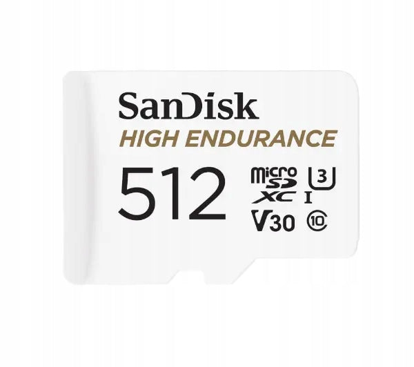 Memory card with adapter SanDisk High Endurance microSDXC 512GB V30 / U3