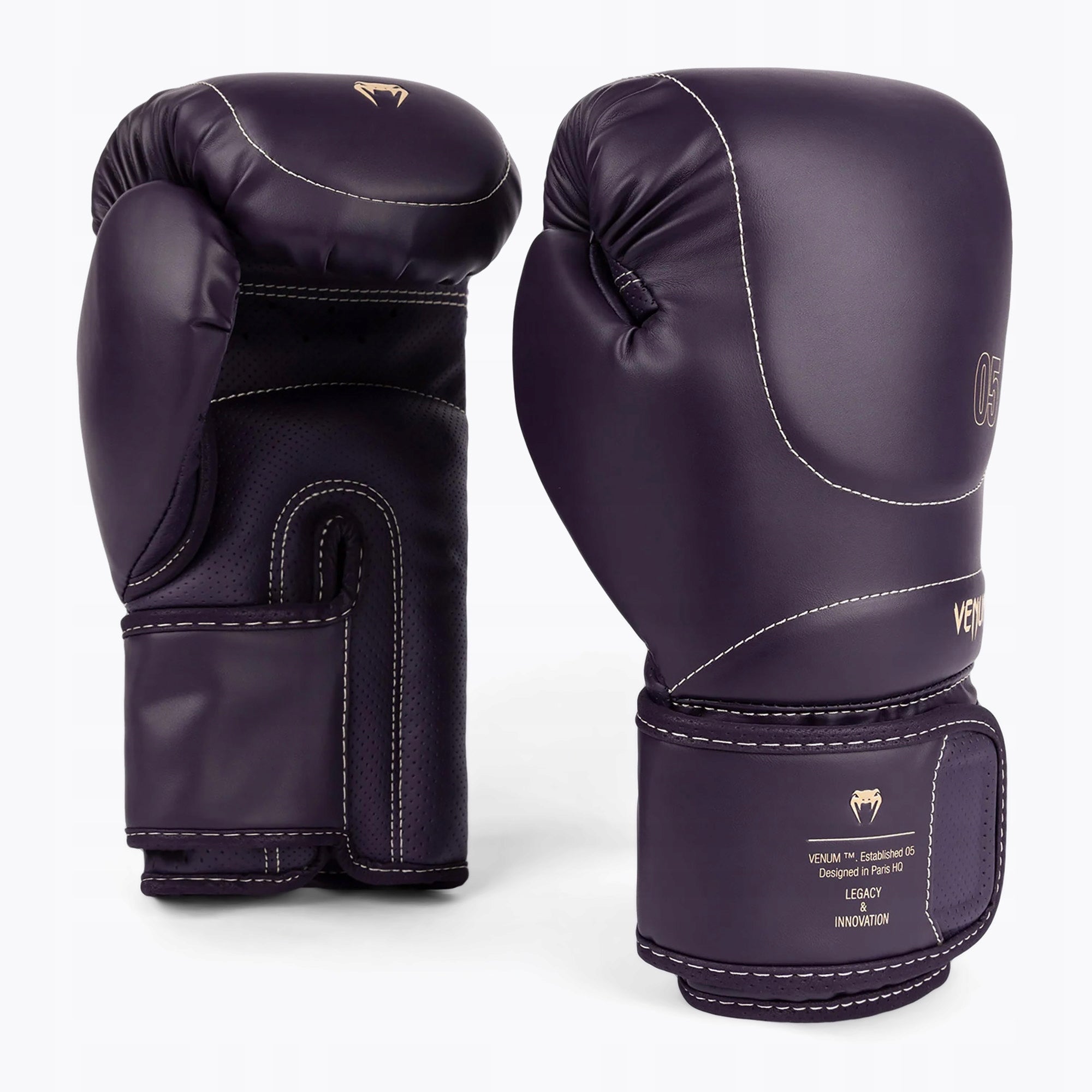 Men's Boxing Gloves Venum Impact Evo Boxing Gloves deep purple 10 oz Weight of gloves 10 oz