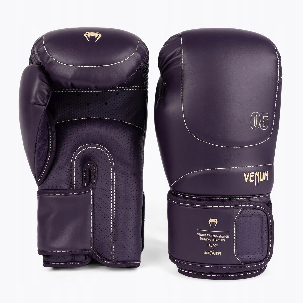 Men's Boxing Gloves Venum Impact Evo Boxing Gloves deep purple 10 oz