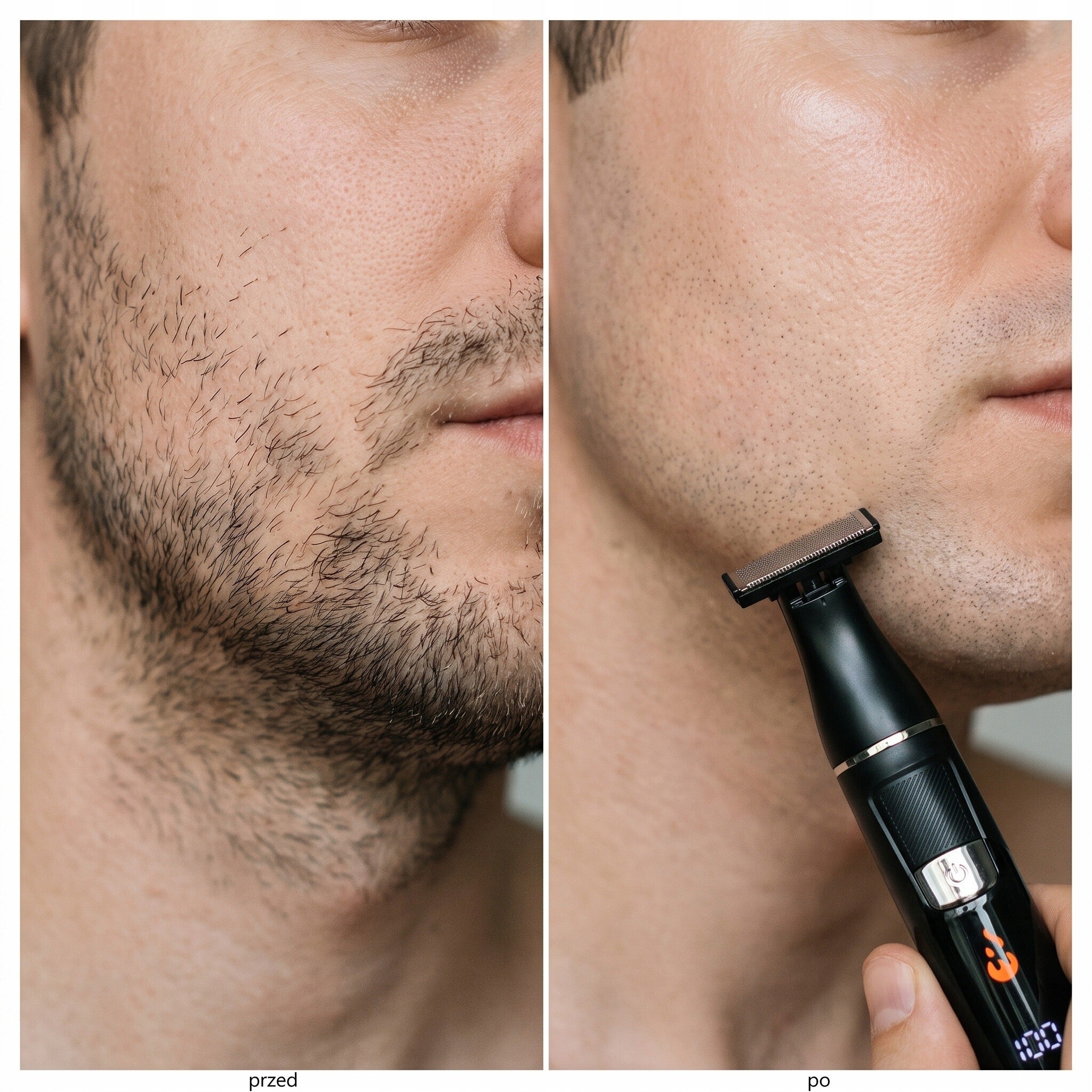 Men's Electric Shaver HOTTLE Fast Shave No Irritation Black Shaver Manufacturer code 8200-1