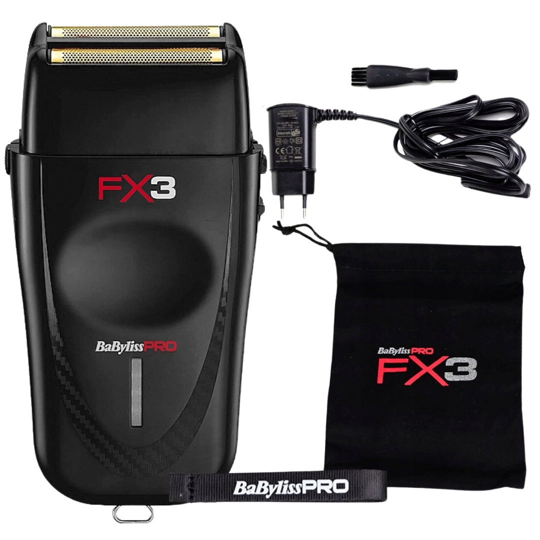 Men's Foil Shaver for Beard Hair BABYLISS PRO 4Artists FX3 Black