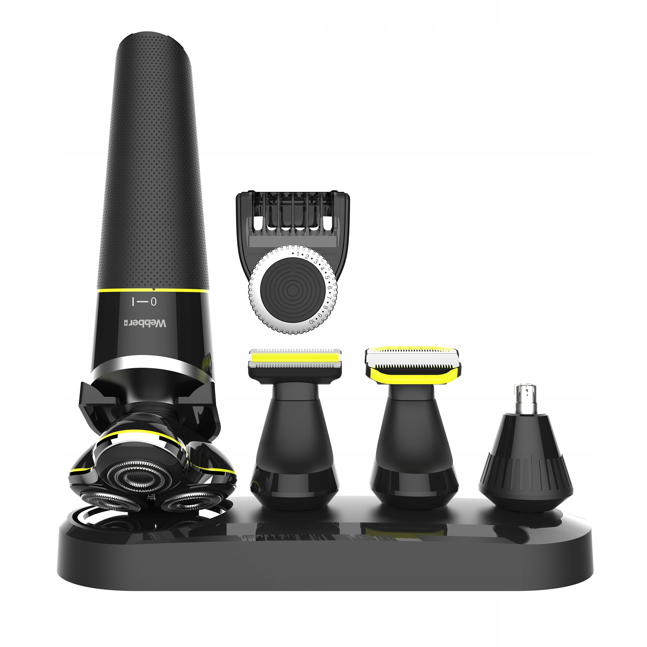 Men's Shaver Webber FIVER SXG500 Trimmer 5in1 Beard Nose Wet&Dry USB Packaging status original