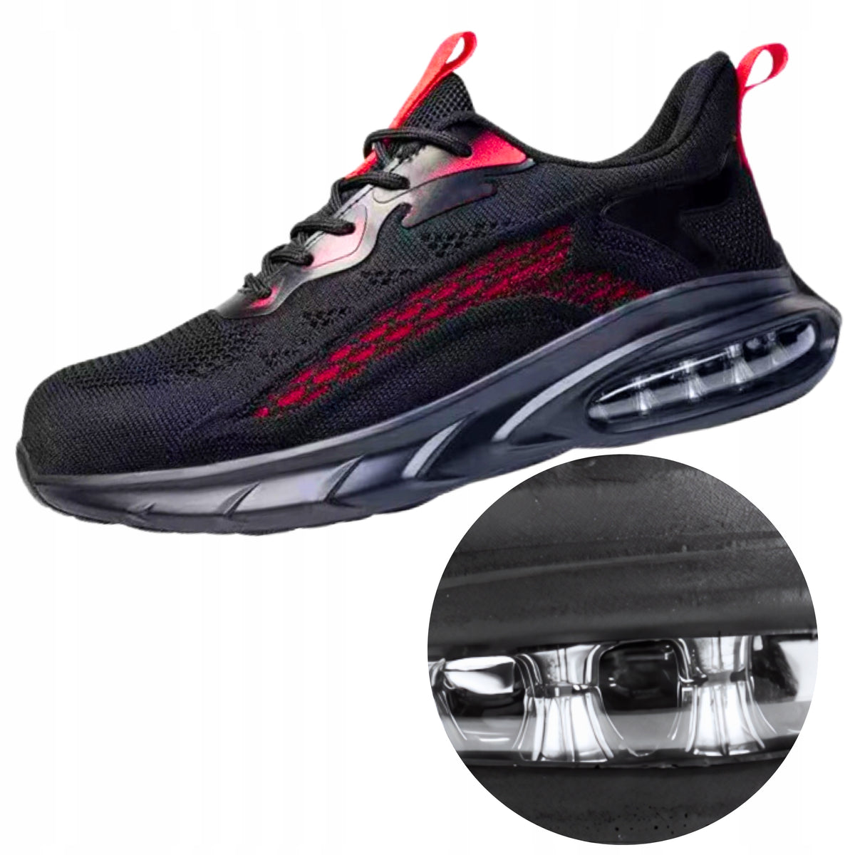 Men's Work Shoes Sports Shoes Breathable with NOSE BHP 43 Manufacturer code Buty męskie damskie robocze z podnoskiem 43