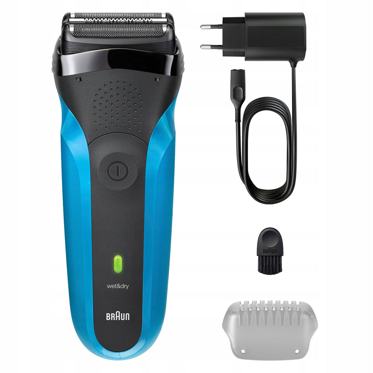 Men's electric shaver BRAUN Series 3 310s blue wet dry Wet&Dry Manufacturer code 8700216735667