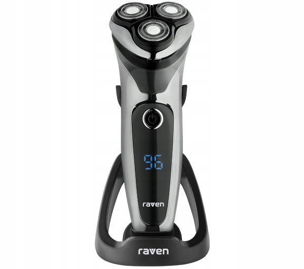 Men's rotary shaver RAVEN EGM003SX LED 99min Trimmer + charging station Packaging status original
