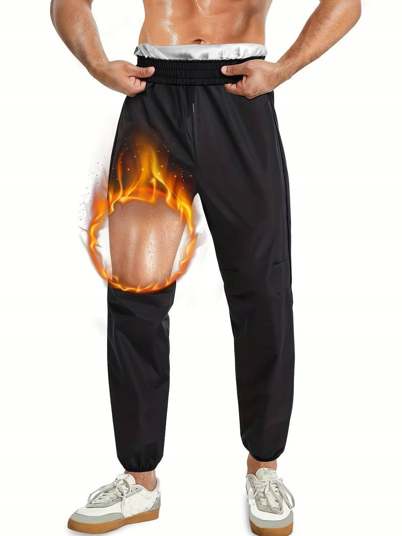 Men's sauna effect pants, size L