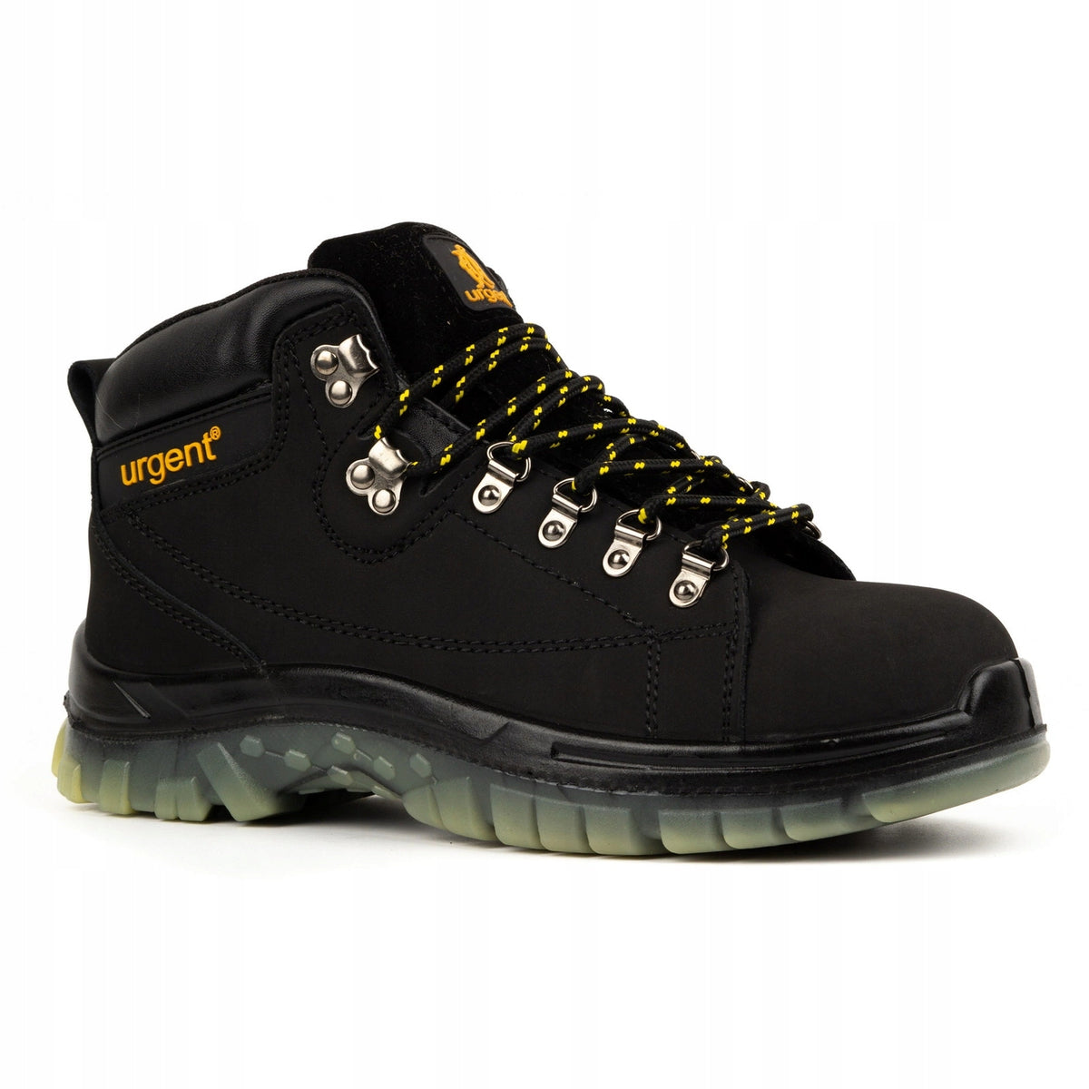 Men's shoes work shoes with toe cap URGENT 114S1 black 43 Brand Urgent