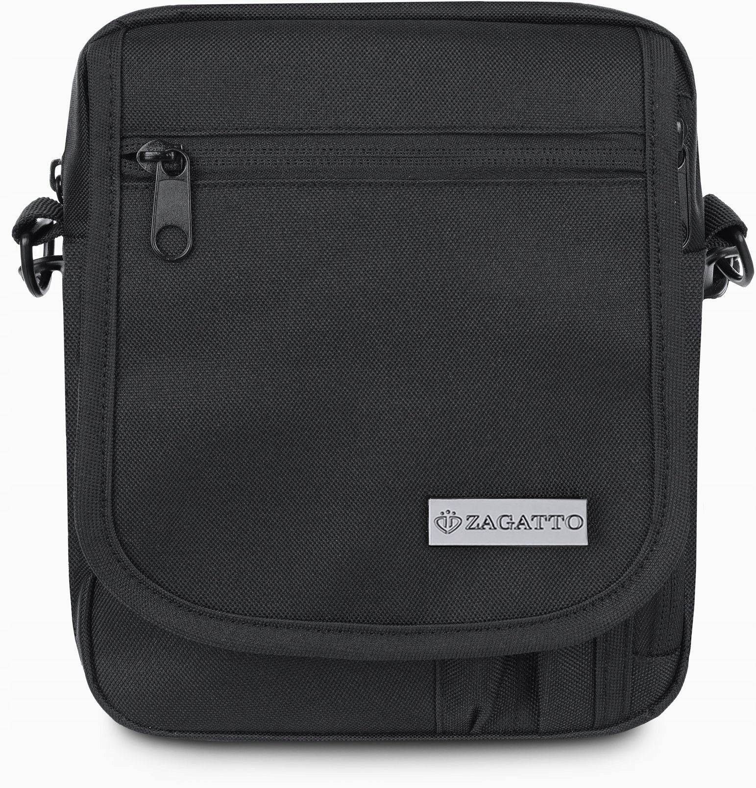 Men's shoulder sachet small sports bag for work black ZAGATTO