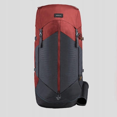 Men's trekking backpack Forclaz MT 100 Easyfit Color brown