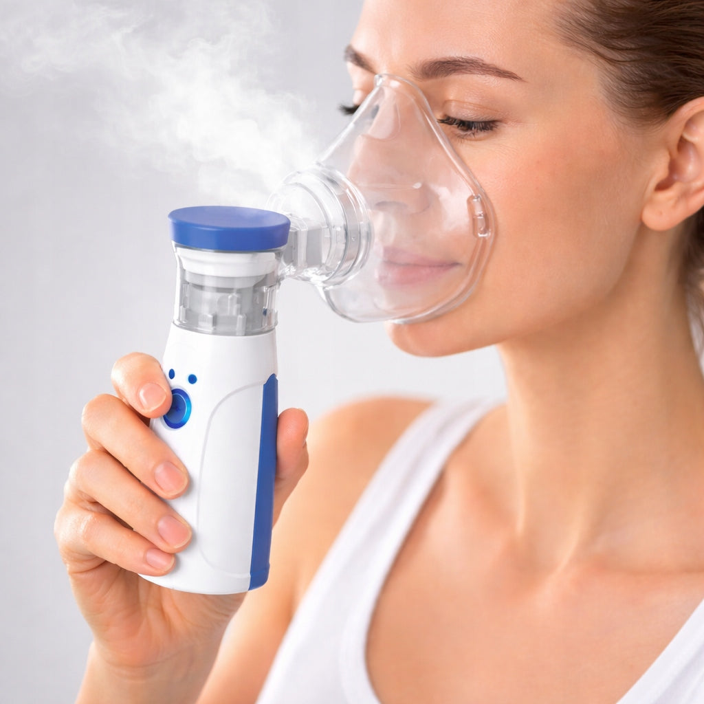 Mesh Nebulizer Inhaler Portable Quiet For Children and Adults Packaging status original