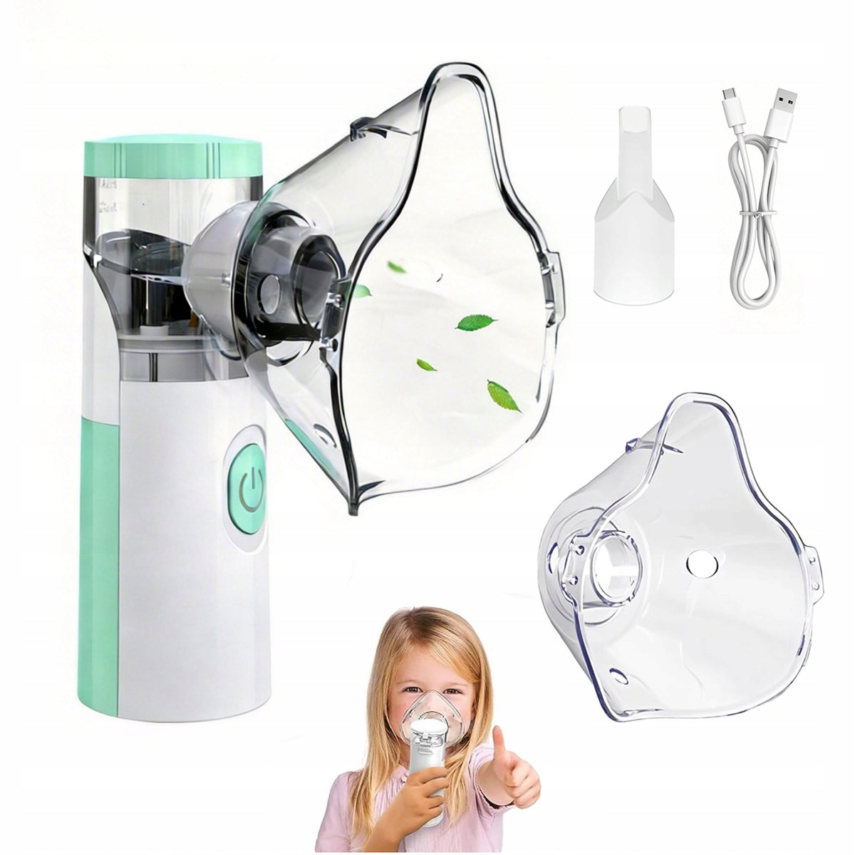 Mesh Nebulizer Inhaler Portable Quiet USB