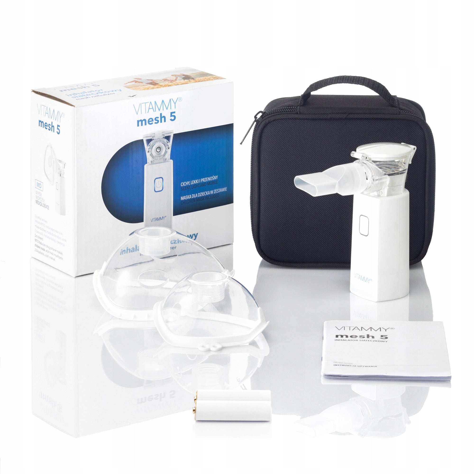 Mesh membrane nebuliser inhaler VITAMMY Mesh 5 0.2 ml/min
