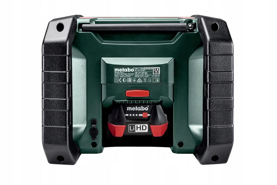 Metabo Akumulátorové stavební rádio R 12-18 BT 600777850 Brand Metabo