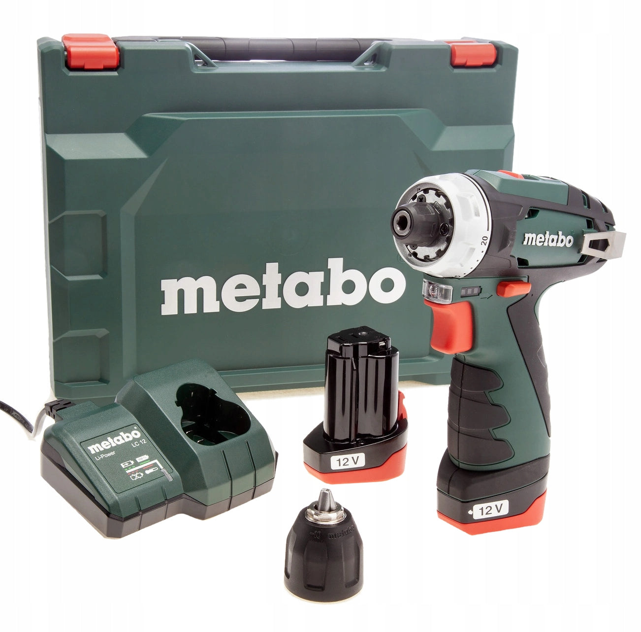 Metabo PowerMaxx BS Basic Drill Cordless Screwdriver 600080500 2x2Ah