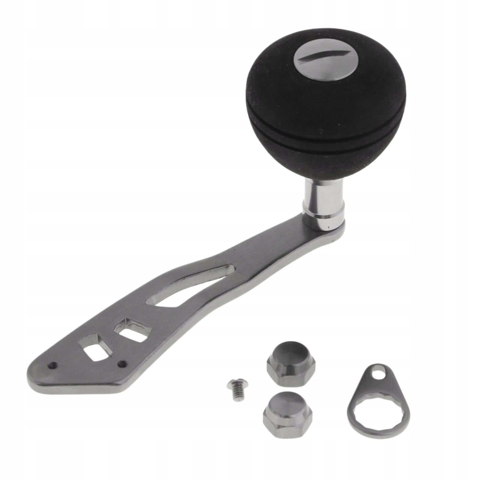 Metal Baitcasting Fishing Reel Handle Crank Knob Replacement Accessory