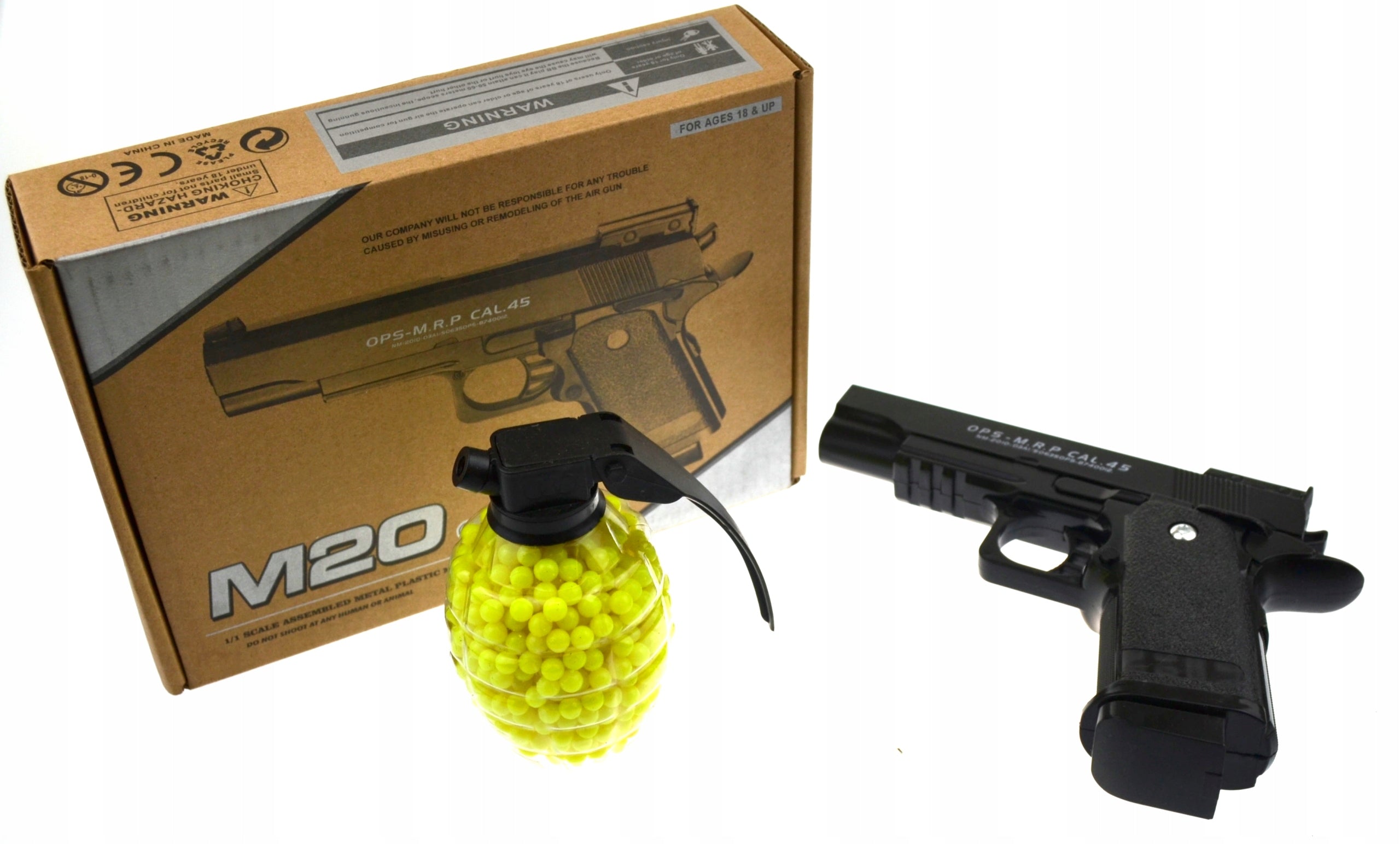 Metal Ball Gun Plastic + Garnet