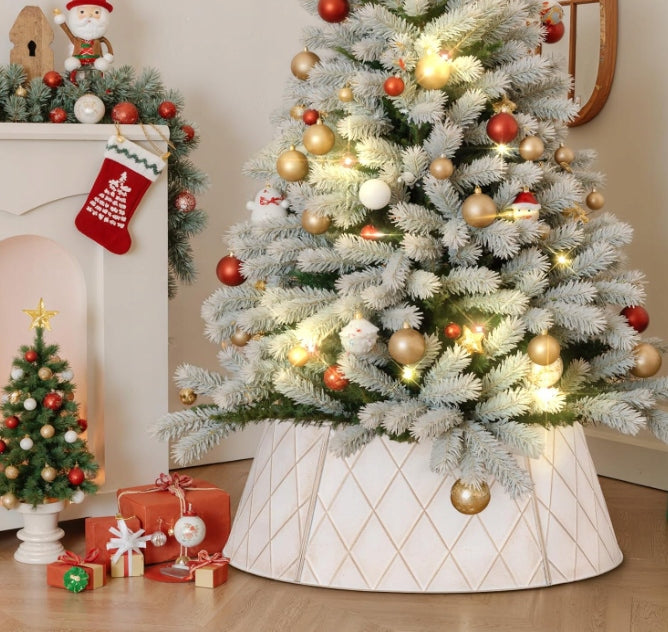 Metal Christmas tree collar Lanpn 60 cm white Manufacturer code Bez marki