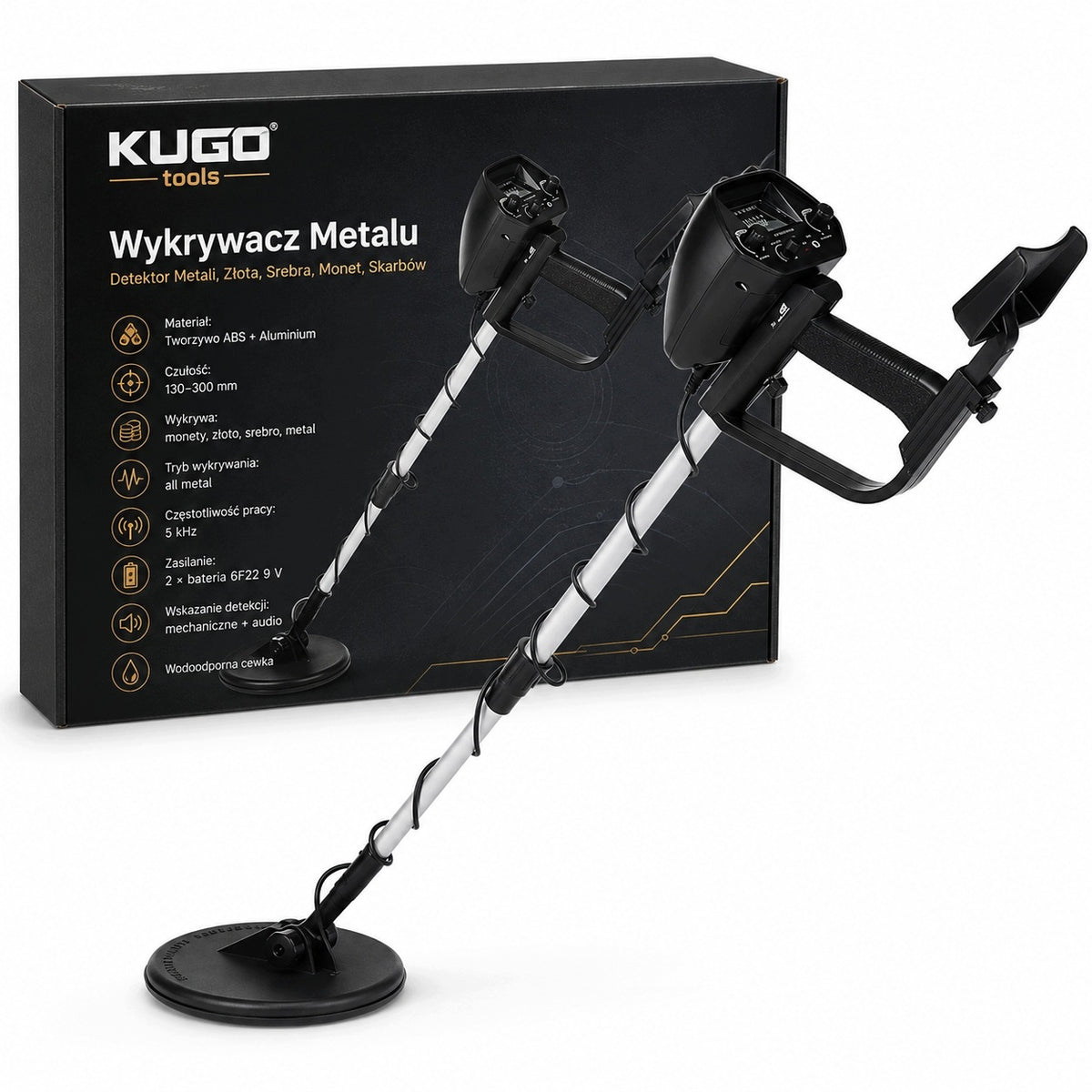 Metal Detector Gold Silver Treasure Coins Waterproof