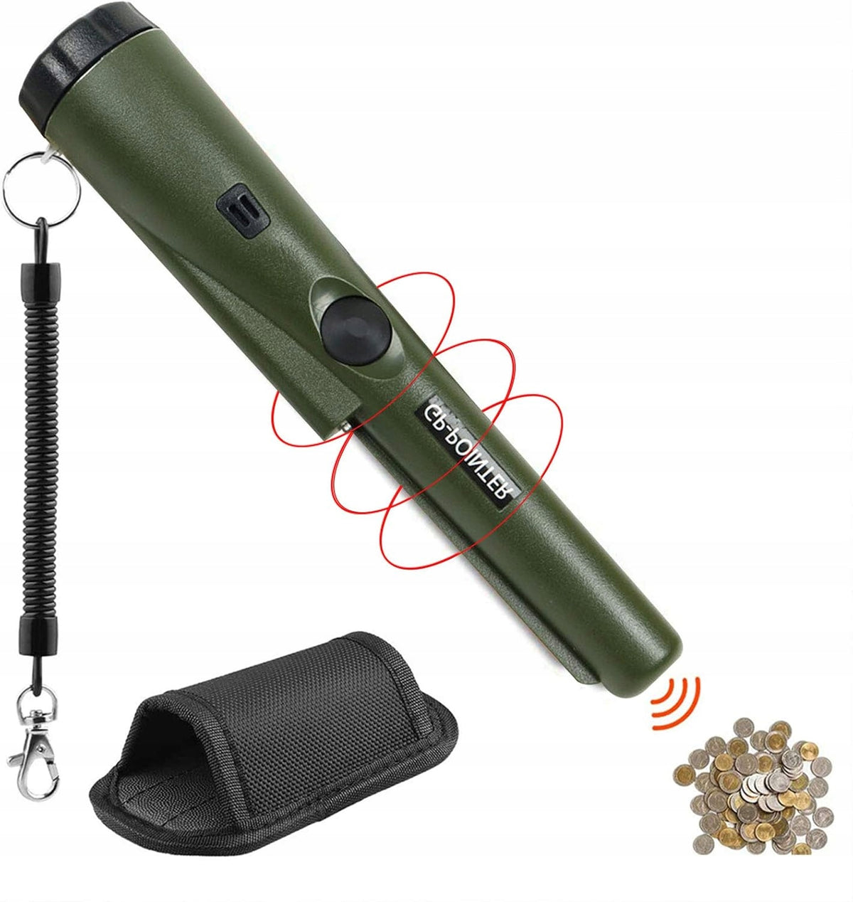 Metal Detector Handheld GP POINTER Gold Coin Metal Detector with Flashlight EAN (GTIN) 5904310267052
