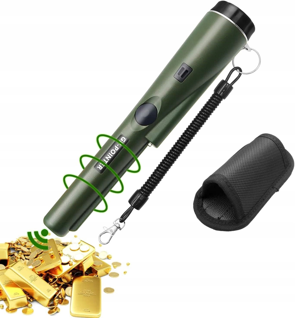 Metal Detector Handheld GP POINTER Gold Coin Metal Detector with Flashlight