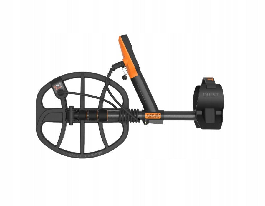 Metal Detector Quest X10 ID MaxX Coil 11×10″ TurboD Brand Quest