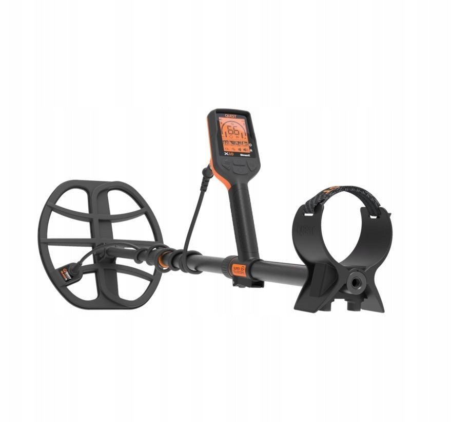Metal Detector Quest X10 ID MaxX Coil 11×10″ TurboD