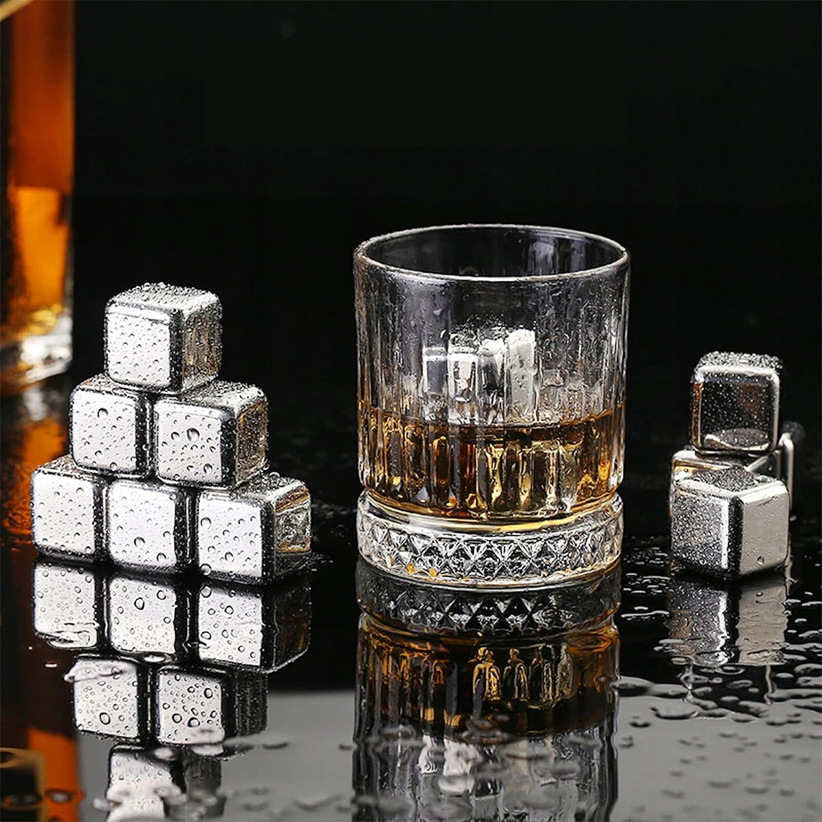 Metal Drink Cubes Cooling Whiskey 12 Pack Stainless Steel Manufacturer code 4069824051625