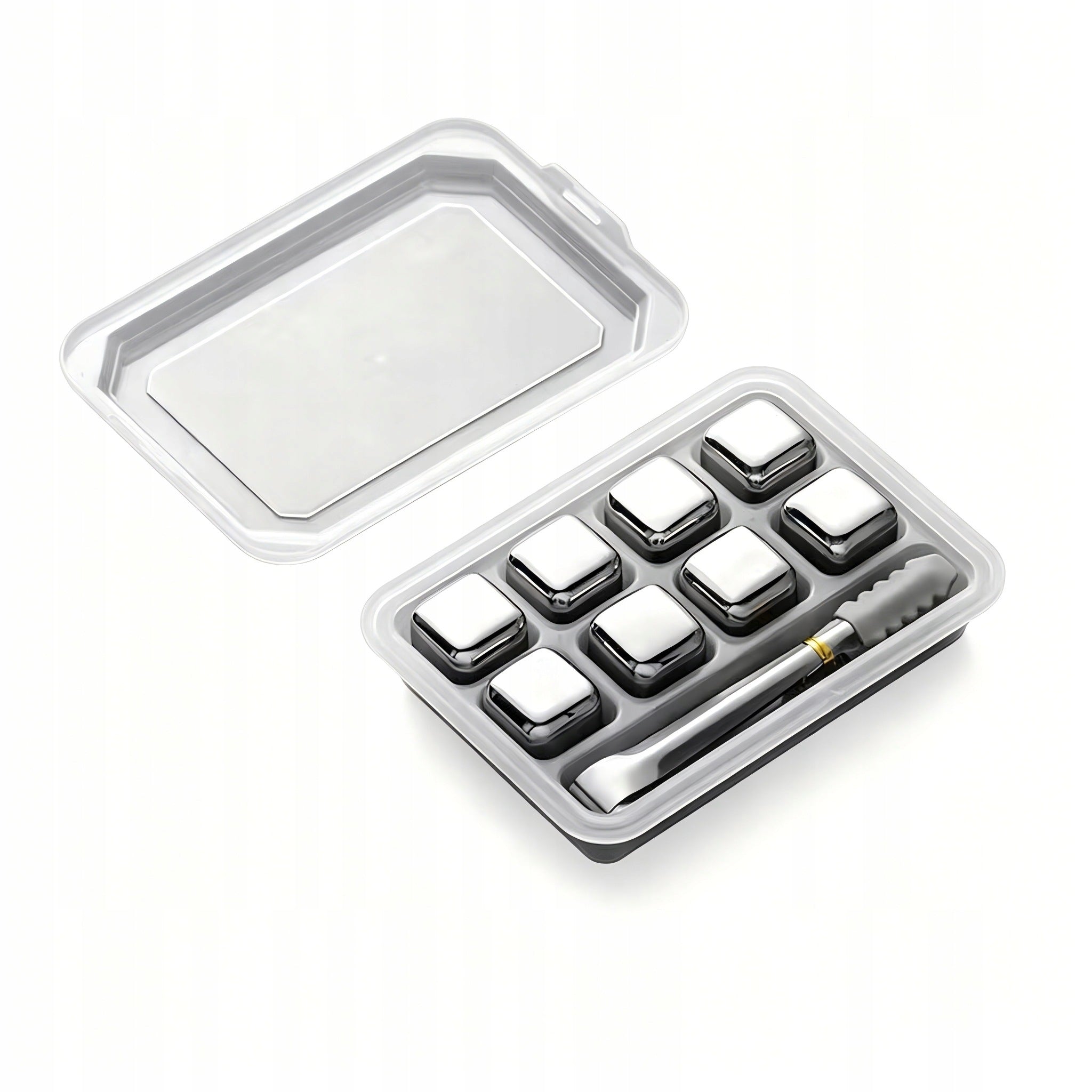 Metal Drink Cubes DrinkMaker Cooling 8 Pieces + Pliers