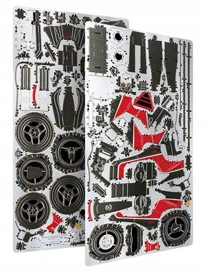 Metal Earth, Kawasaki GPz900R model kit for folding. Brand Metal Earth