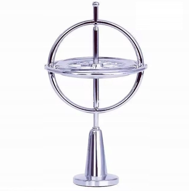 Metal Gyroscope Self Balancing Antigravity SiLVER Packaging status original