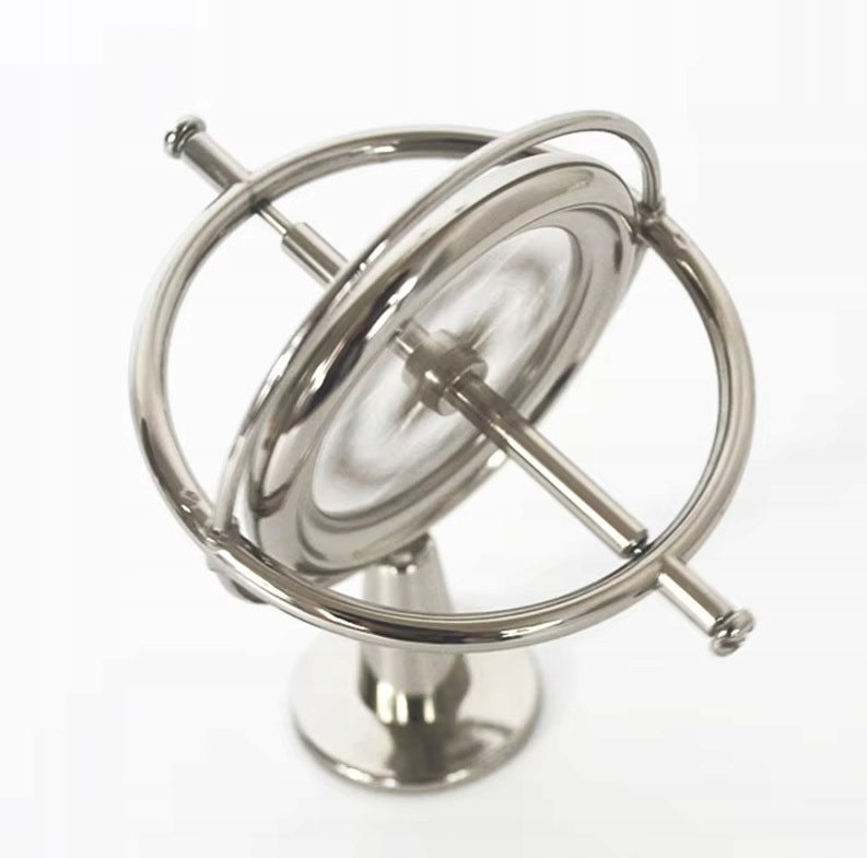 Metal Gyroscope Self Balancing Antigravity SiLVER