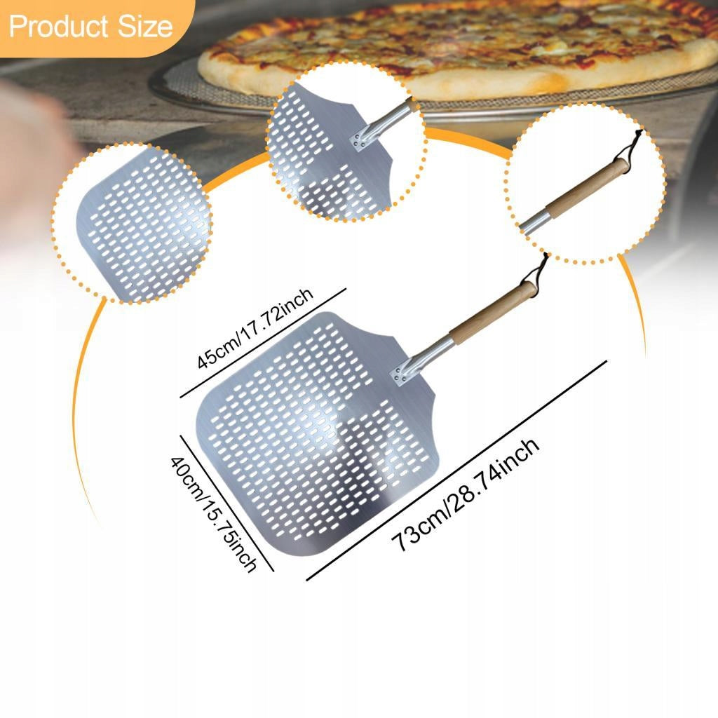 Metal Pizza Peel Pizza Paddle 45 Cmx40 to Use Sturdy Pizza 97 cm 1 Section Packaging status original