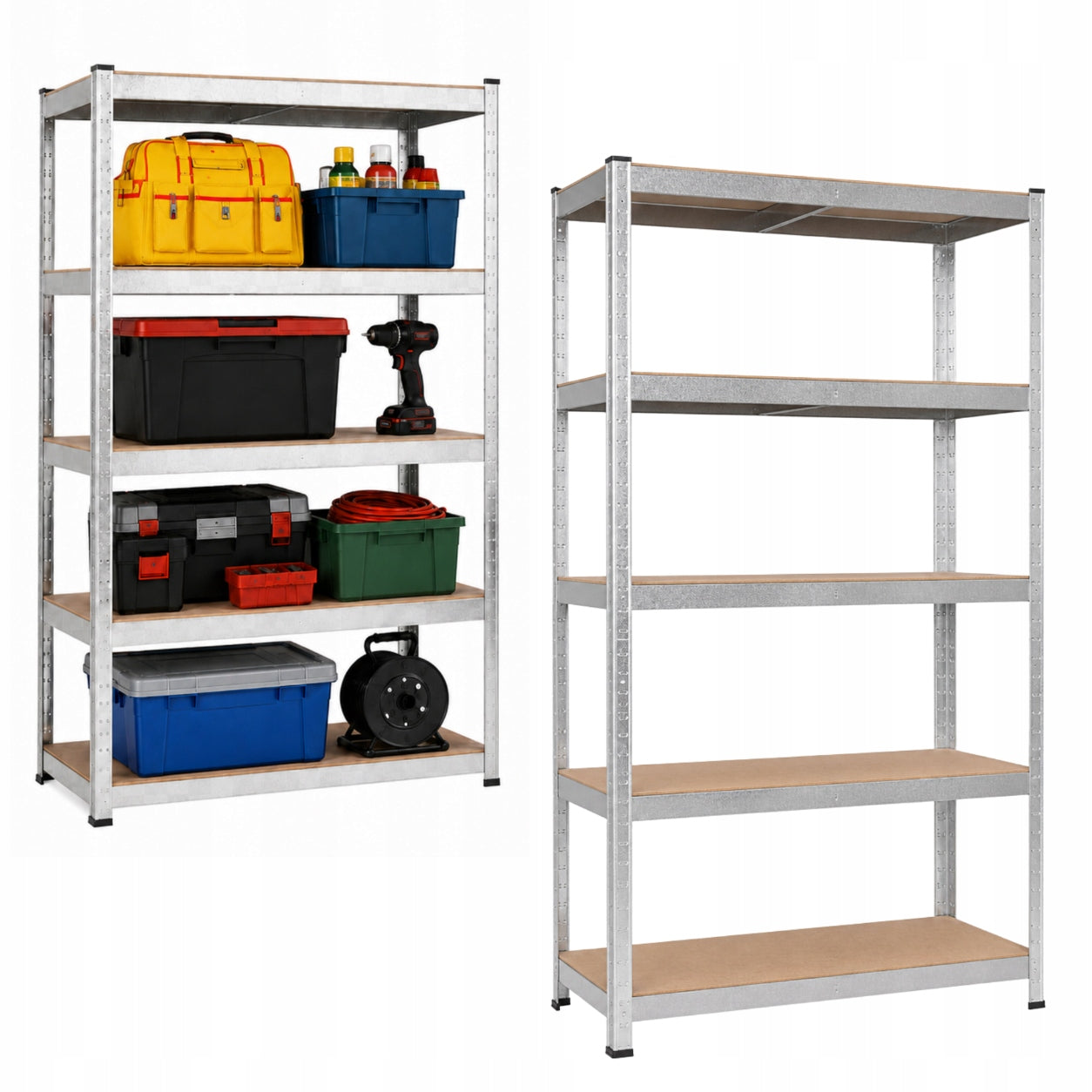 Metal Storage Rack 180x90x40 PAKOVA Galvanized 875kg