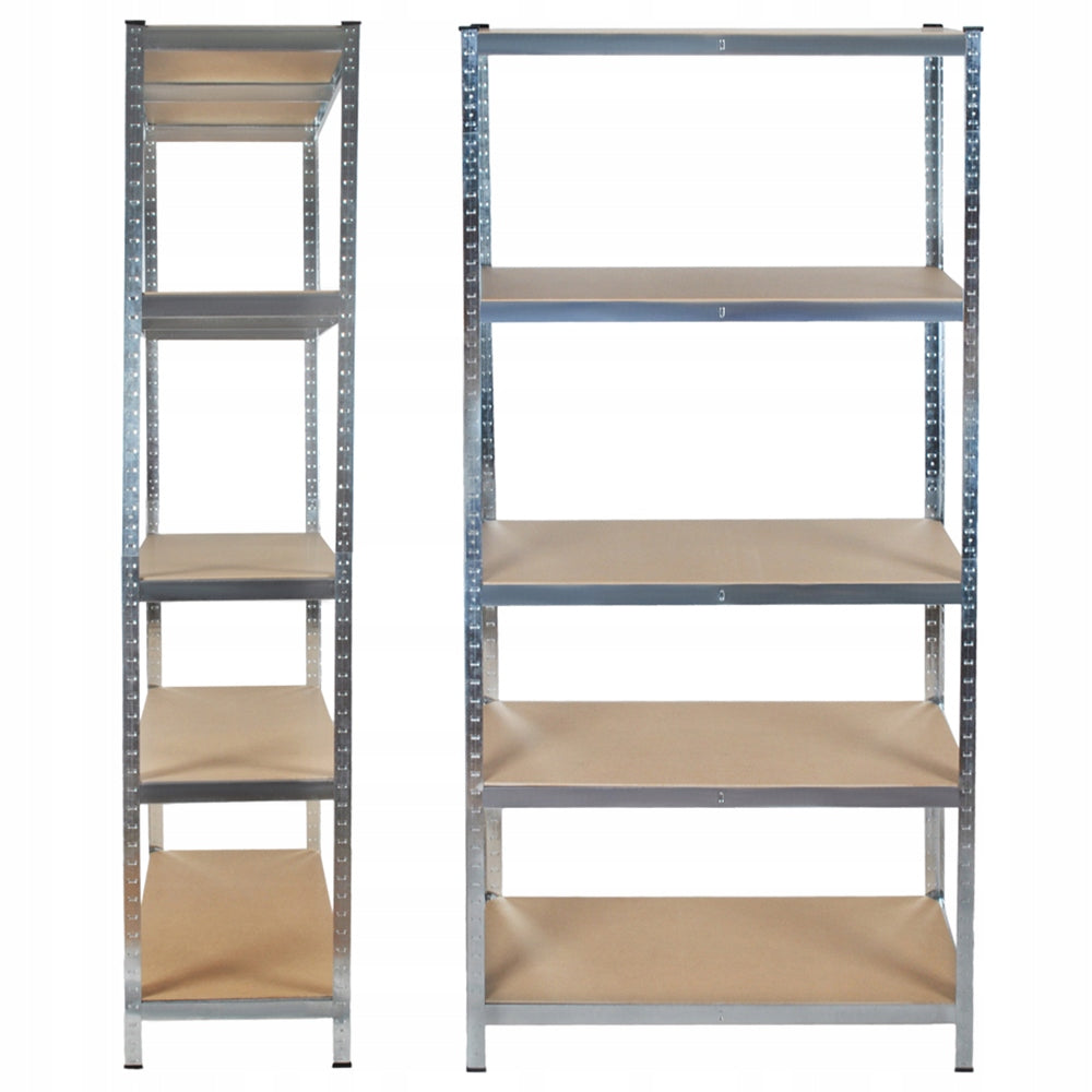 Metal Storage Rack 220x100x45 cm Garage 5 Shelves 875 kg for Garage Packaging status original