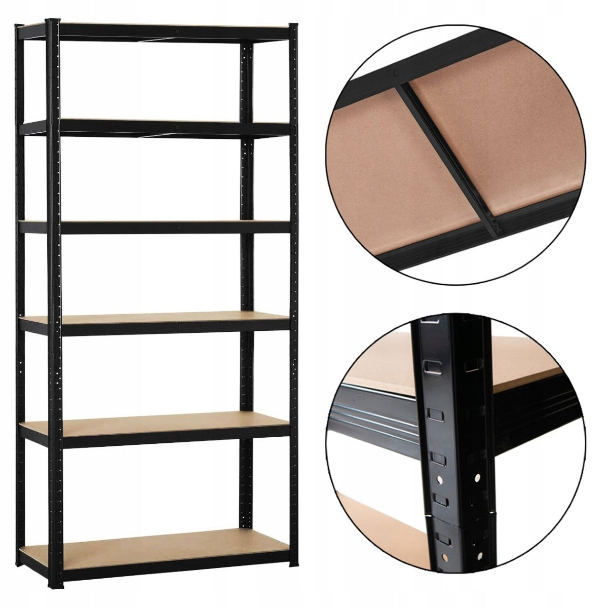 Metal Storage Rack 3in1 220x110x50cm 1050kg black
