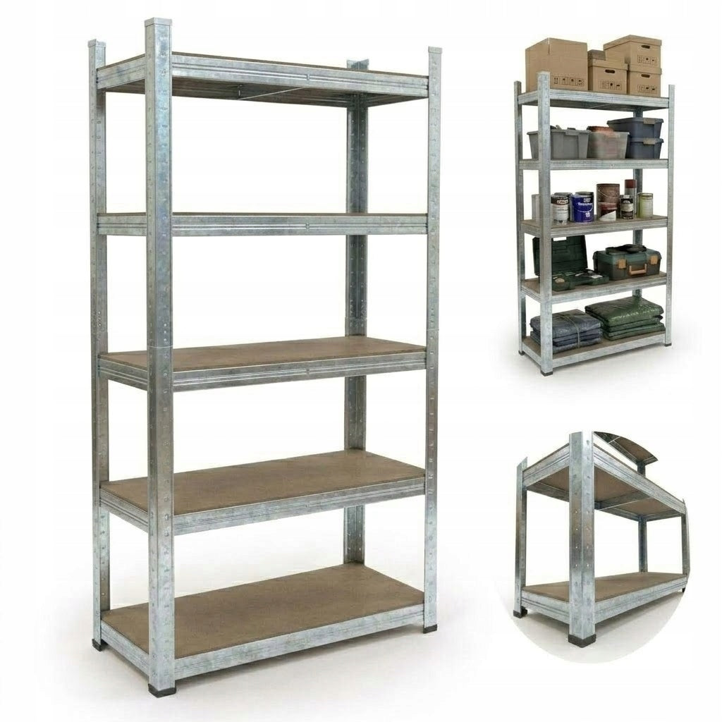 Metal Storage Rack for Basement Garage 180x90x40cm 5 Shelves 875kg Ulfur Packaging status original