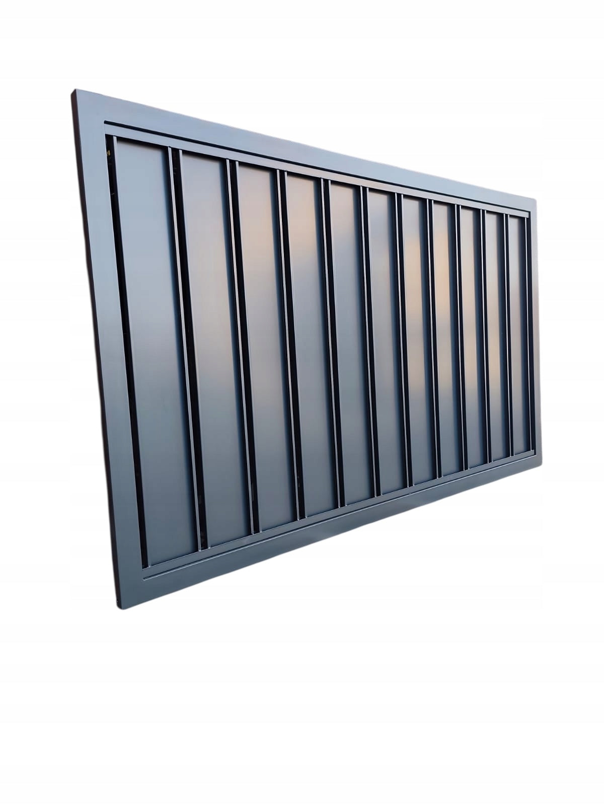 Metal bars vertical span 20cm galvanized frame 60x40 profile color Manufacturer code 15