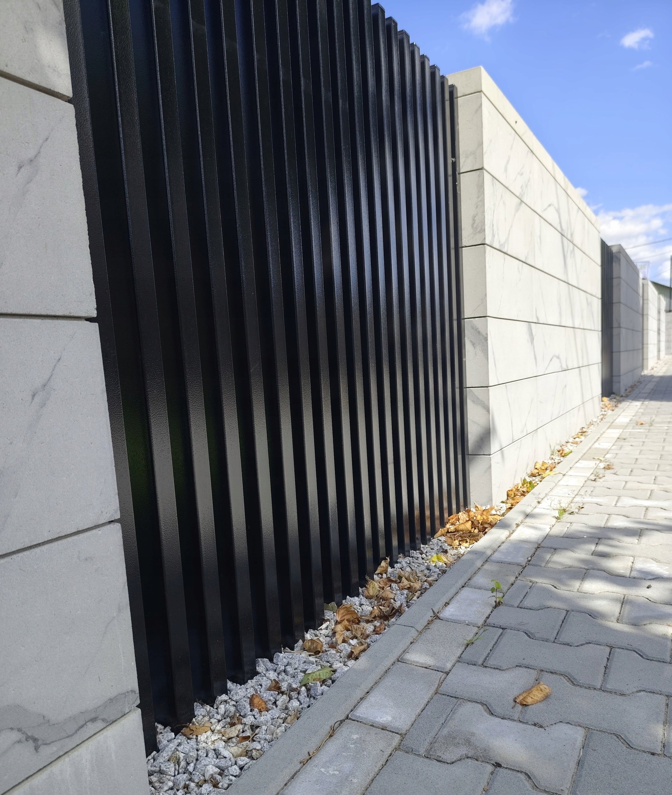 Metal comb bars 60x40 galvanized profiles fence span Price 349 zł/m²