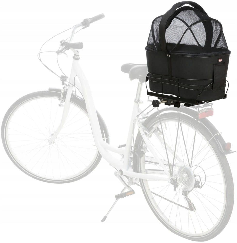 Metal dog and cat bicycle bag with leash up to 6 kg 29 x 42 x 48 cm Manufacturer code 13118