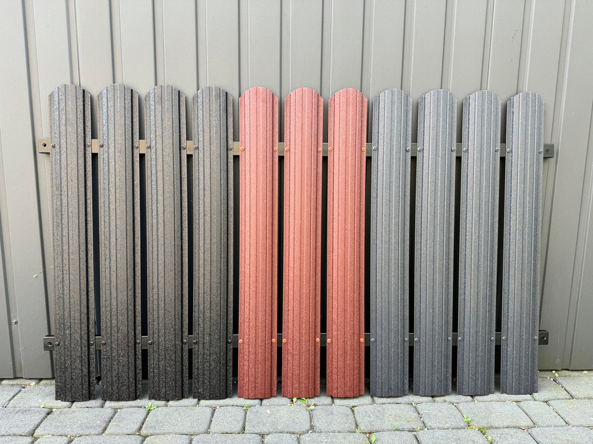 Metal fence bar matt Bronze long from 145 to 200cm Manufacturer code SZDMGR